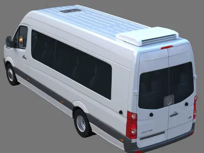 Passenger minibus VW Crafter 50 3D model