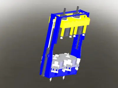 TYRE PRESS SUPERCUREX KOBELCO Free 3D model