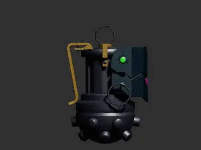 Grenade Jinks Low-poly 3D model