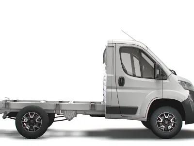 Opel Movano Chassis Truck Single Cab 3000WB 2022 3D model