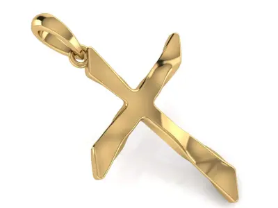 CROSS PENDANT CR132 3D print model