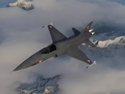 F-5E Tiger II 3D model by luki7