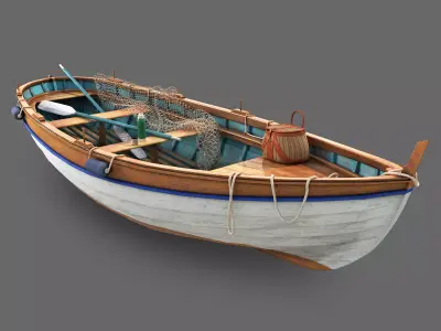 fishing boat 3D model