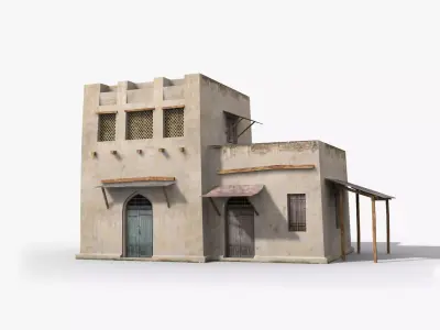 Arab xx1 Low-poly 3D model