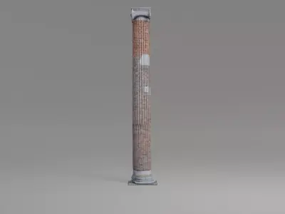 FORMALE Roman Column With Capital 3D model