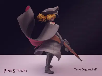 Youjo Senki - Tanya Degurechaff 3D print model