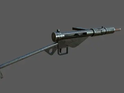 Sten Weapon Low-poly 3D model