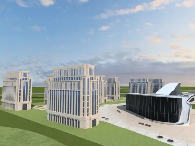 Museum 4 3D model by psrl2023