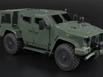 Oshkosh JLTV military vehicle 3D model