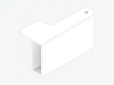 Furniture - Sofa - Contemporary - Flame Work - Shelf Low-poly 3D model