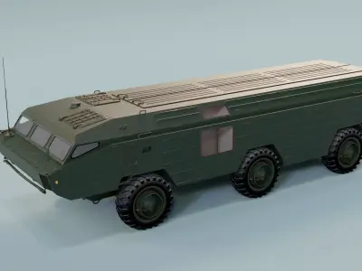 9K54-1Missile System 3D model