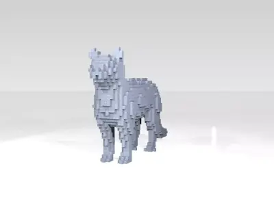 Cat Voxel 3D model