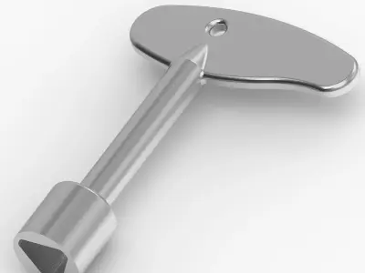 Elevator Triangle Spanner 3D print model