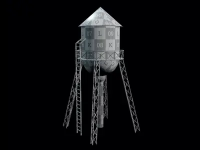 Water Tower 3D model order