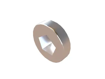 Screw v10 001 Low-poly 3D model