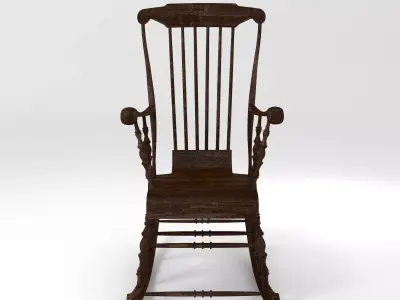 Classic Rocking Chair 3D model