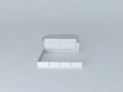 Lebrillola S L building with roof Free 3D model