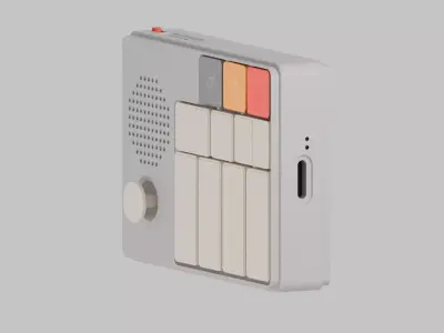 Pocket Audio HiChord - Aluminum Free 3D model