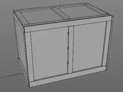 Industrial Crate Free low-poly 3D model