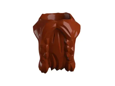 Custom3Dprint Minifigure Accessory - Minifigure Beard S1 - 05 3D print model