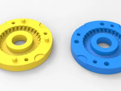 Mold for diecast  tire 5 Scale 1 to 10 and 1 to 14 and 1 to 25 3D print model