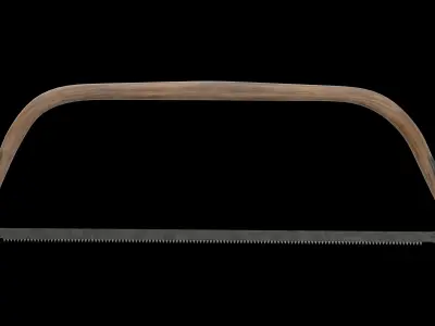 Bow Saw Low-poly 3D model