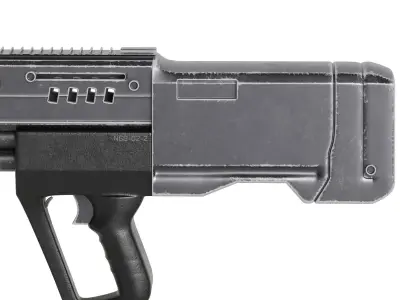 gun pack 2 Low-poly 3D model