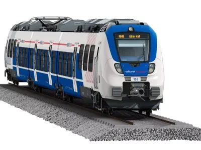 Bombardier TALENT 2 National Express 3D model