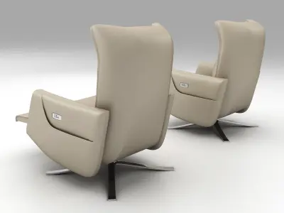 Deck chair fallow Deck chair 3D model