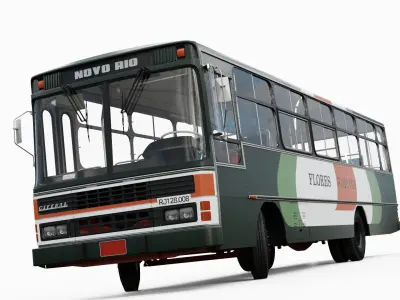 Ciferal Tocantins Short Flores MB LPO-1113 3D model