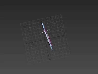 foot bicycle Low-poly 3D model