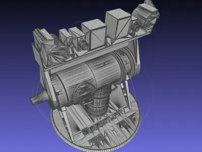 Opportunity Mars Rover Camera Head Bust 3D print model