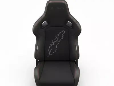 Sportster CS Seat Low-poly 3D model
