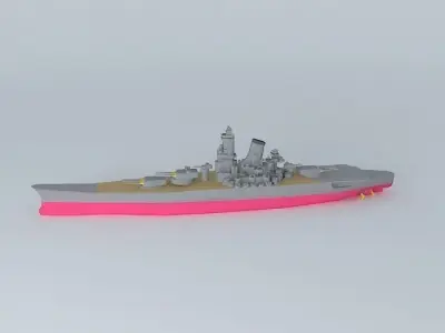 IJN YAMATO Free 3D model