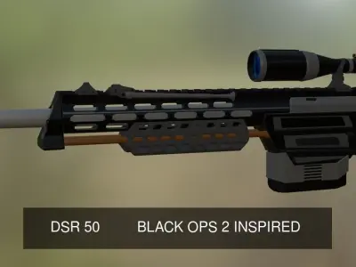 DSR-50 and AWP Bundle 3D Model Collection
