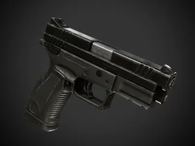 TISAS - Zigana PX-9 Low-poly 3D model