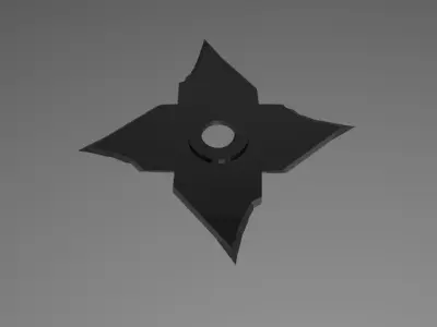 Ninja Weapons Free 3D model