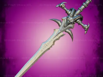 Lich King Frostmourne Cosplay World Of Warcraft - STL File 3D print model