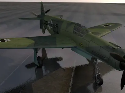 Dornier Do-335 A-1 3D model
