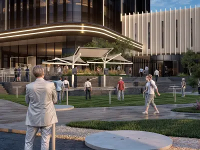 Modern Corporate Office Building - Detailed Revit Model 3D model