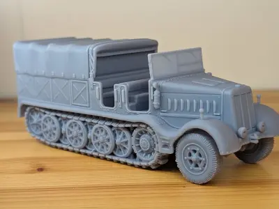 Sd Kfz 9 Zugkraftwagen 18t - FAMO 3D print model