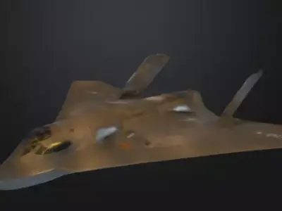 B-2 Spirit Bomber STL - Stealth Aircraft 3D Print Model 3D print model