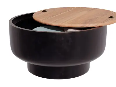 Drum Storage Coffee Table 3D model