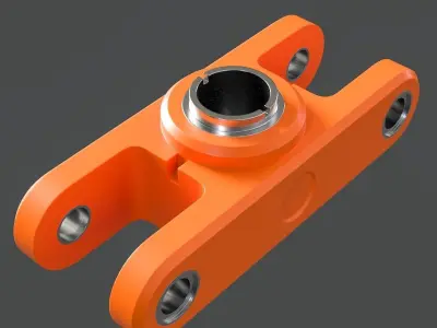 Subdivision Ready Mechanical Parts Kit-Bash 3D model