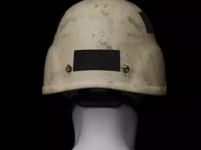 MICH Special Forces Helmet Low-poly 3D model