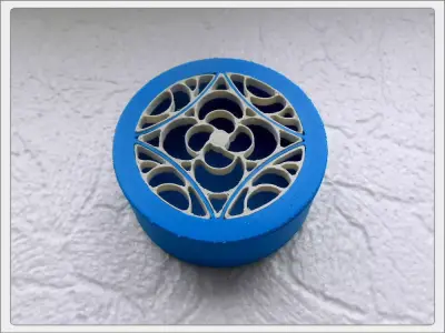 Round box Free 3D print model
