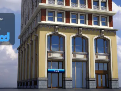 Business Building 3D model