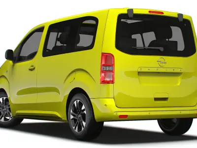 Opel Zafira Life Small 2024 3D model