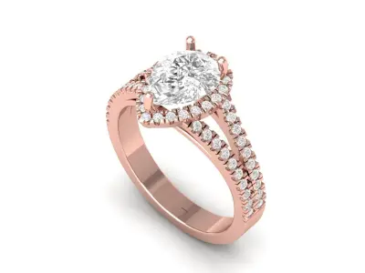 Wedding Ring 3D print model 77