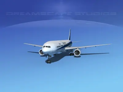 Boeing 777-300 ANA 3D model
